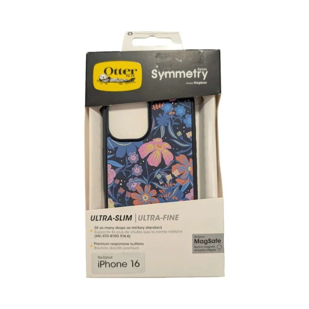 F8-N OtterBox Apple iPhone 16 Symmetry Series Case w MagSafe Fairy Fauna